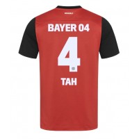 Maglia Calcio Bayer Leverkusen Jonathan Tah #4 Prima Divisa 2024-25 Manica Corta